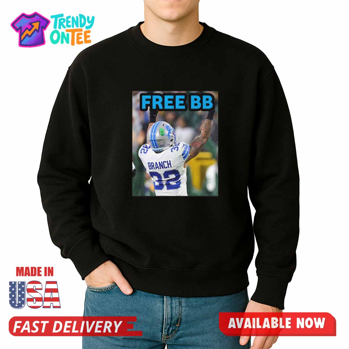 Brian Branch Free BB Shirt Brian Branch Free BB Shirt
