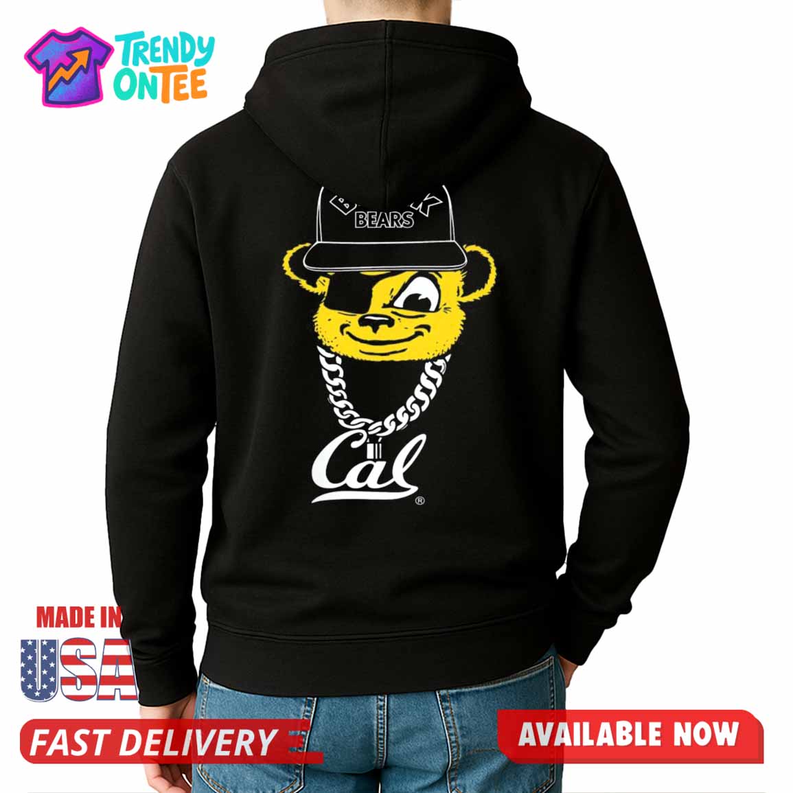 Cal Football Back Bear Shirt Cal Football Back Bear Shirt