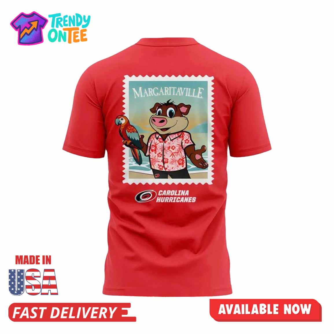 Carolina Hurricanes Margaritaville Night Shirt Carolina Hurricanes Margaritaville Night Shirt