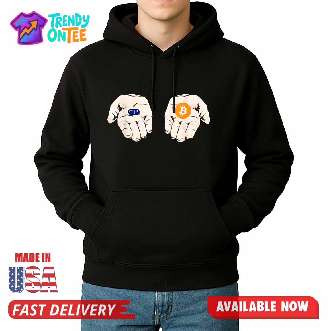 Chose Blue Pill or Bitcoin Pill Shirt Chose Blue Pill or Bitcoin Pill Shirt