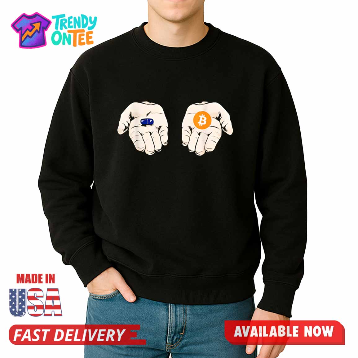 Chose Blue Pill or Bitcoin Pill Shirt Chose Blue Pill or Bitcoin Pill Shirt