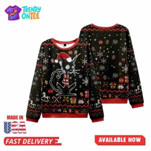 Christmas Black Cat Christmas Ugly Sweater