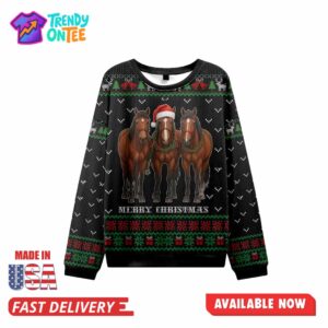 Christmas Horses Ugly Christmas Sweater