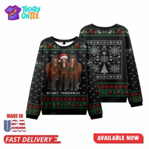 Christmas Horses Ugly Christmas Sweater