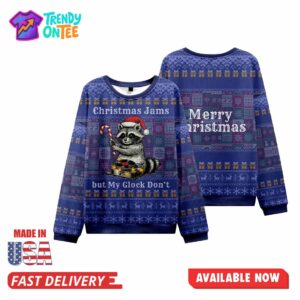 Christmas Jams Christmas But My Glock Don't Ugly Sweater