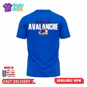 Colorado Avalanche Th Anniversary Burnzie Commemorative Shirt