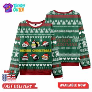 Cute Sushi Cat Ugly Christmas Sweater