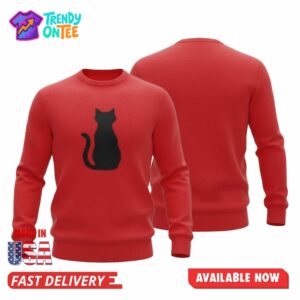 Days of Our Lives Leo Stark Black Cat Sweater