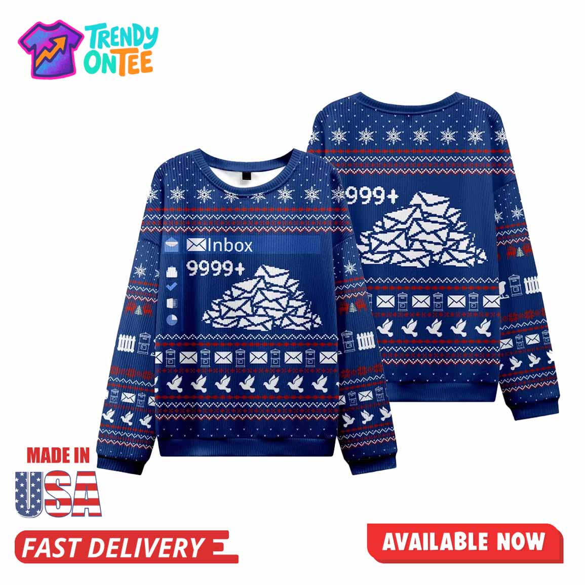 Inbox Ugly Christmas Sweater Inbox Ugly Christmas Sweater