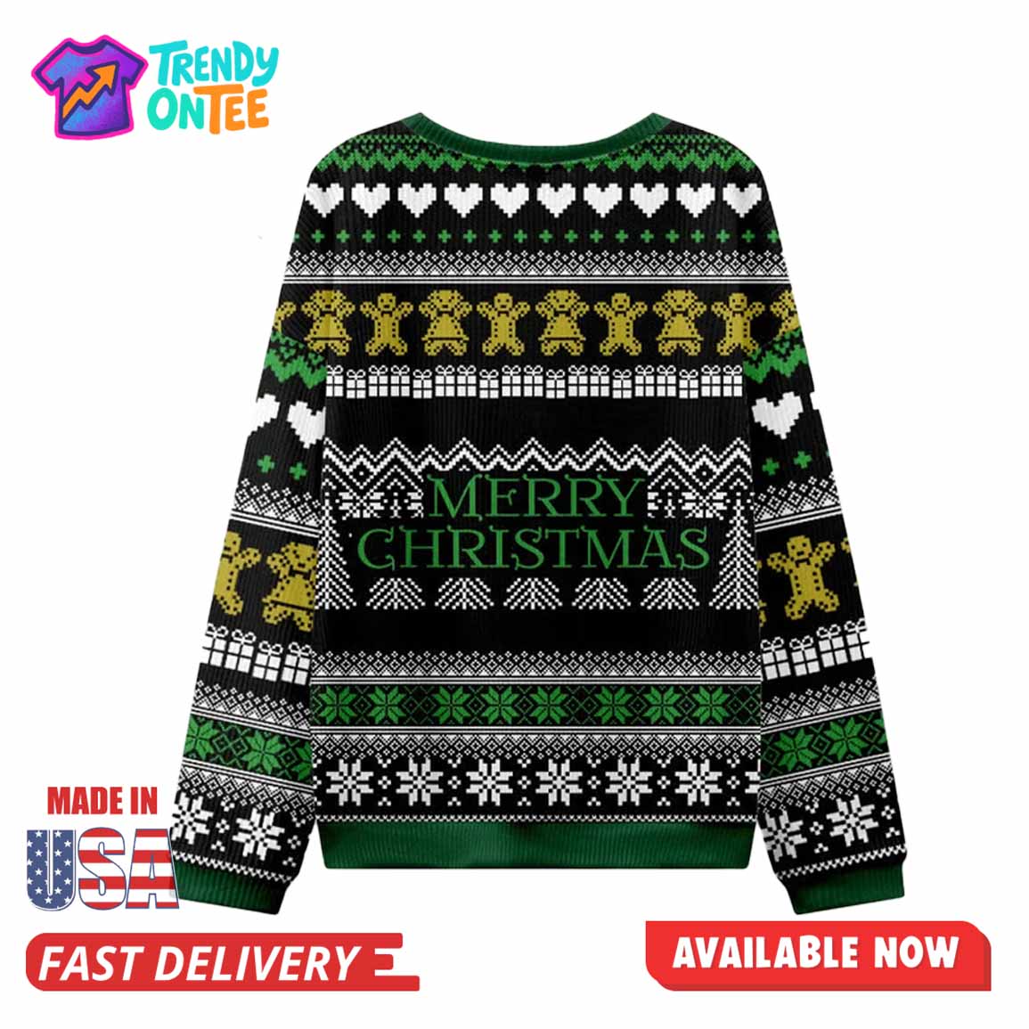 Japanese Daruma Black Ugly Christmas Sweater Japanese Daruma Black Ugly Christmas Sweater