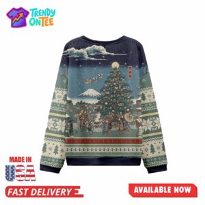 Japanese Traditions Ugly Christmas Sweater