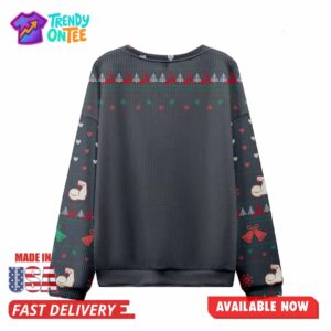 Jesus The Ultimate Deadlifter Ugly Christmas Sweater
