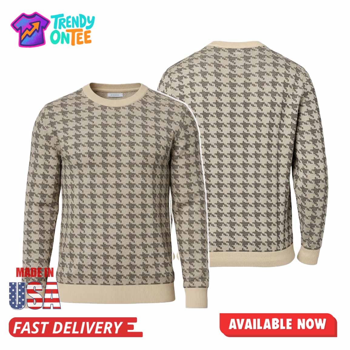 Leo Stark HUGO Men's Pattern Sweater Leo Stark HUGO Men's Pattern Sweater