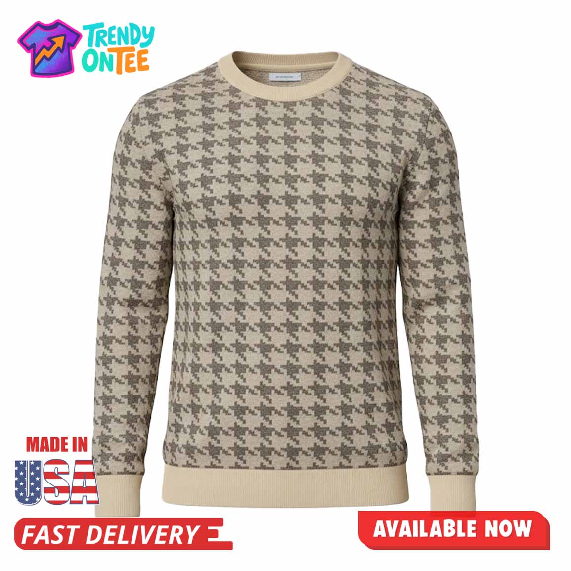 Leo Stark HUGO Men's Pattern Sweater Leo Stark HUGO Men's Pattern Sweater