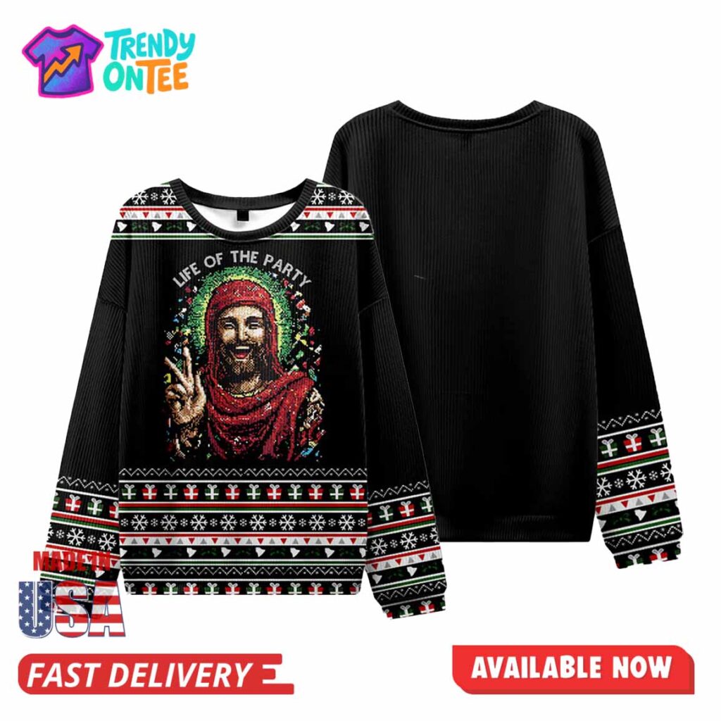 Life Of The Party Ugly Christmas Sweater