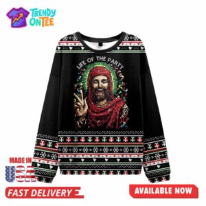 Life Of The Party Ugly Christmas Sweater