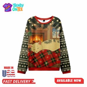 Lovely Cat Ugly Christmas Sweater