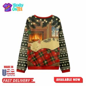 Lovely Cat Ugly Christmas Sweater