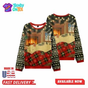 Lovely Cat Ugly Christmas Sweater