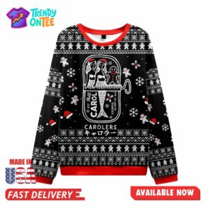 Mermaid And Gingerbread Man Christmas Ugly Sweater