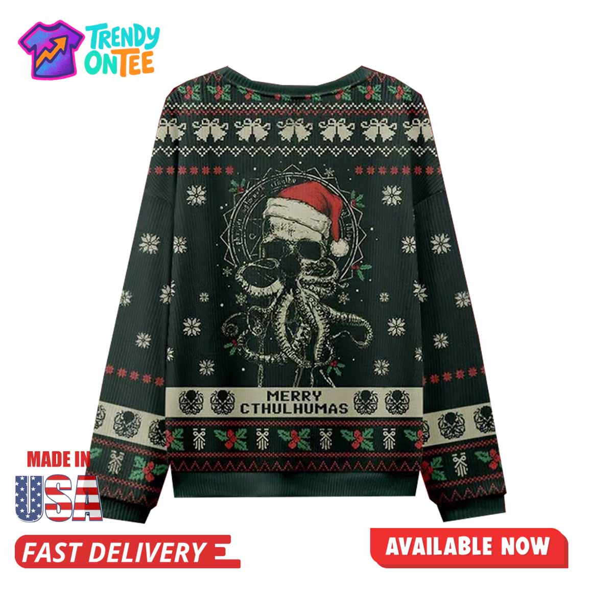 Merry Cthulhumas Christmas Ugly Sweater Merry Cthulhumas Christmas Ugly Sweater