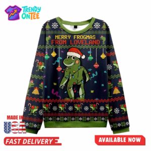 Merry Froghas From Lovelahd Christmas Ugly Sweater