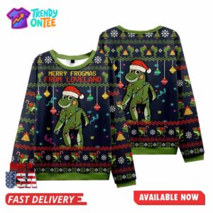 Merry Froghas From Lovelahd Christmas Ugly Sweater