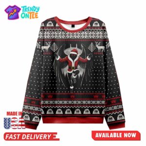 Mothman Christmas Ugly Sweater