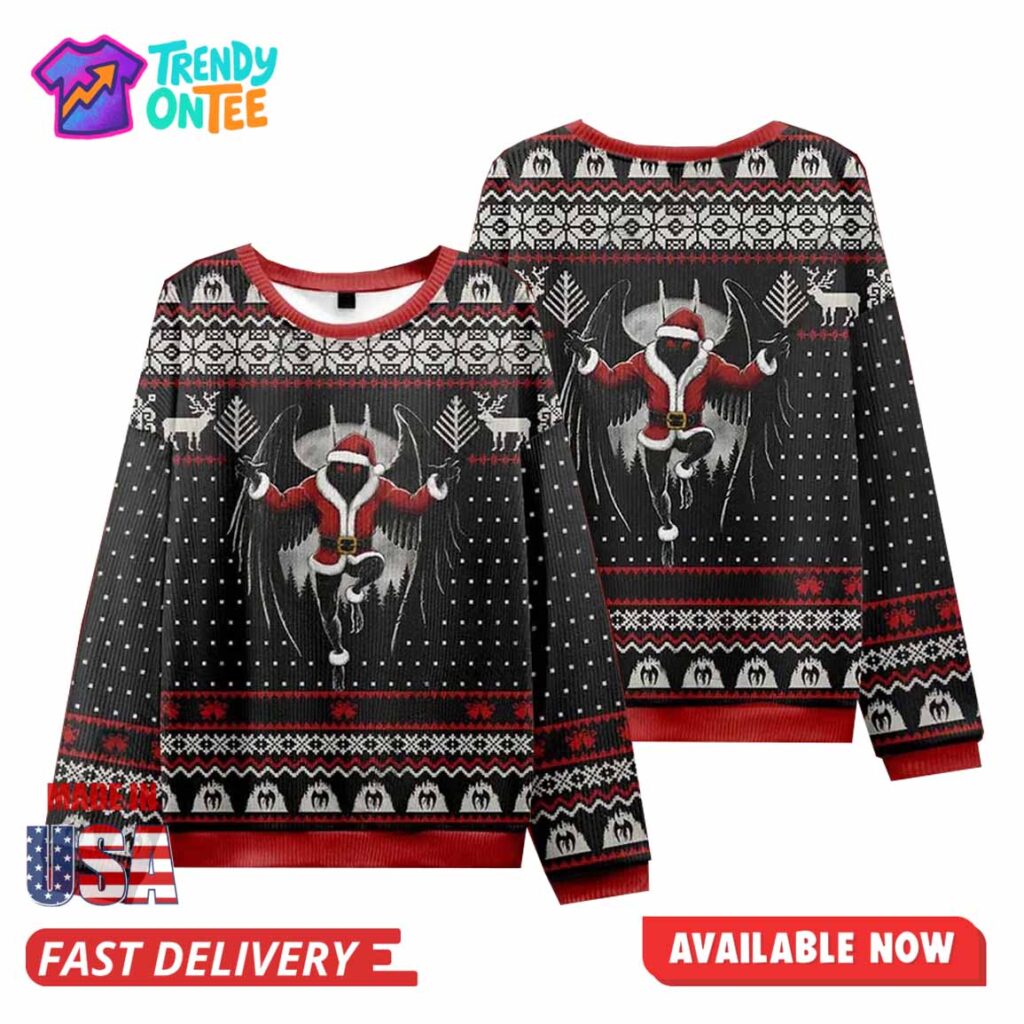 Mothman Christmas Ugly Sweater Mothman Christmas Ugly Sweater