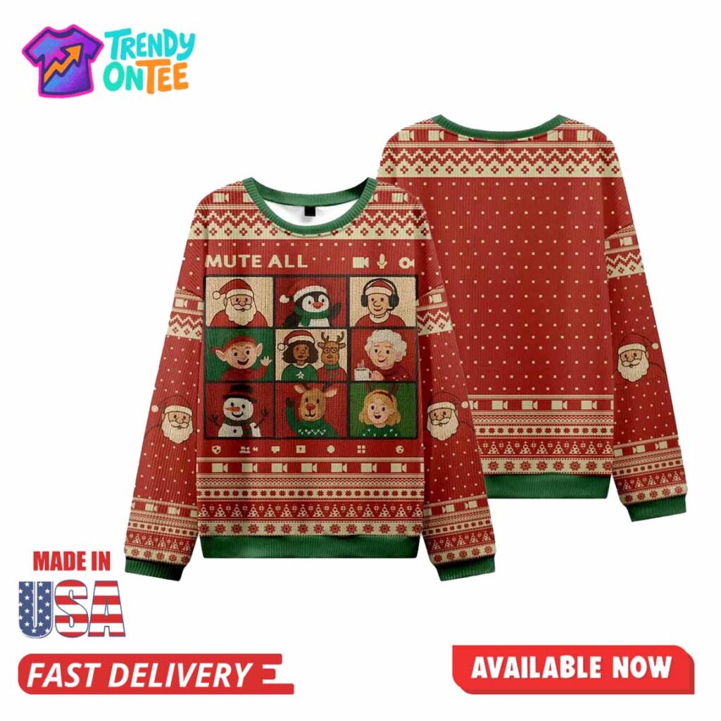 Mute All Ugly Christmas Sweater Mute All Ugly Christmas Sweater