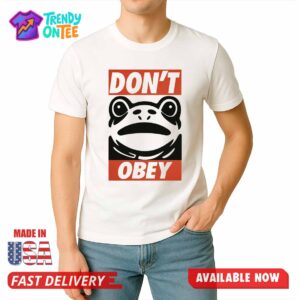 Portland Frog Don't Obey Frog Shirt