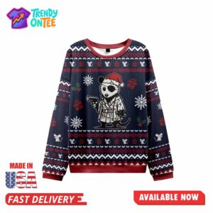 Possum Samurai Ugly Christmas Sweater