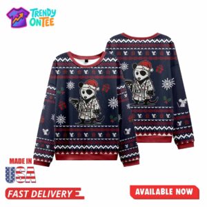Possum Samurai Ugly Christmas Sweater