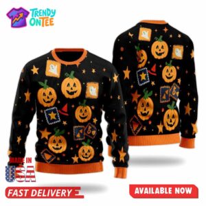 Pumpkin Halloween Ugly Sweater