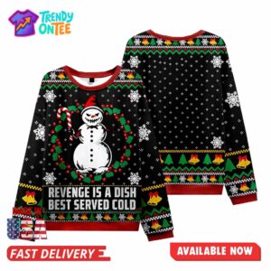 Revenge Is A Dish​ Christmas Ugly Sweater