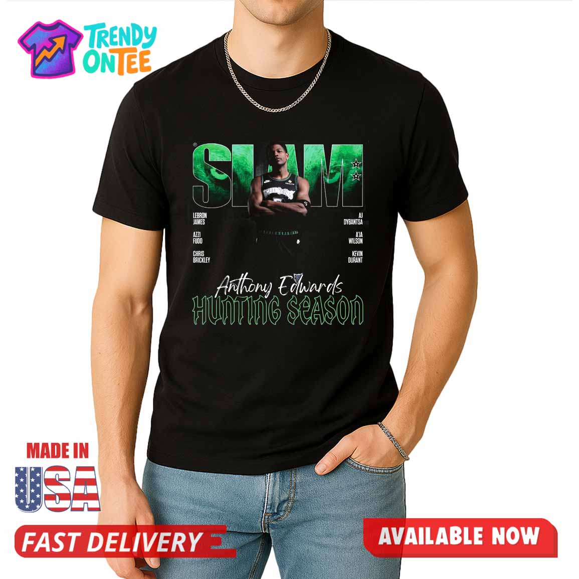 SLAM Anthony Edwards Hunting Season Shirt SLAM Anthony Edwards Hunting Season Shirt