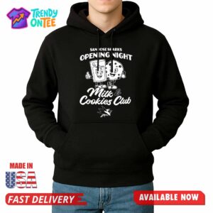 San Jose Sharks Opening Night Milk & Cookies Club Shirt