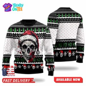 Santa Skull Ugly Christmas Sweater