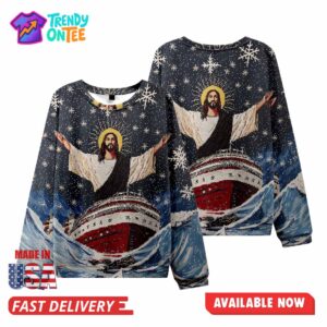 Savior at Sea Ugly Christmas Sweater