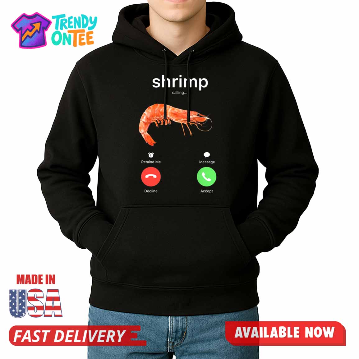 Shrimp Meme Calling Shirt Shrimp Meme Calling Shirt