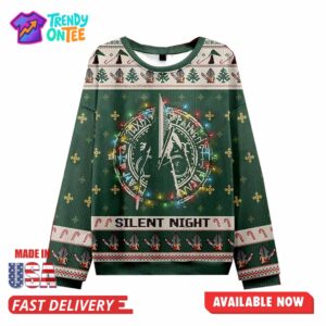 Silent Night Christmas Ugly Sweater