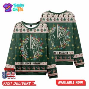 Silent Night Christmas Ugly Sweater