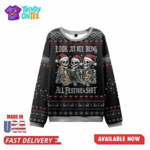 Skull's Christmas Party Ugly Christmas Sweater