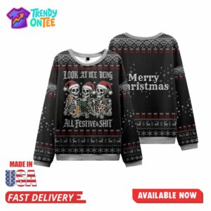 Skull's Christmas Party Ugly Christmas Sweater