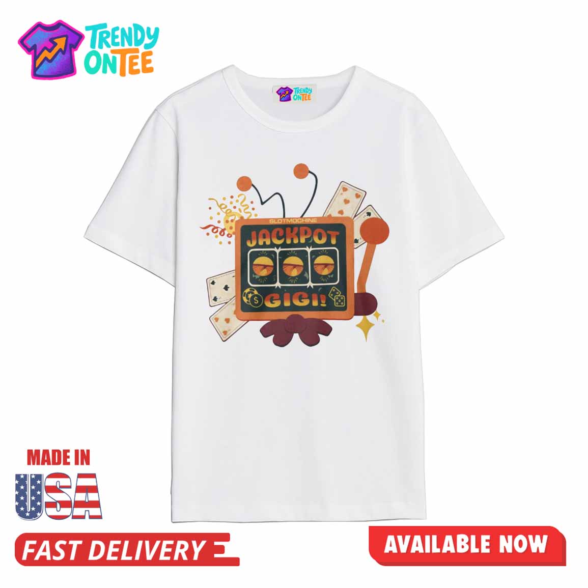 Slotmachine Jackpot GiGi Shirt Slotmachine Jackpot GiGi Shirt