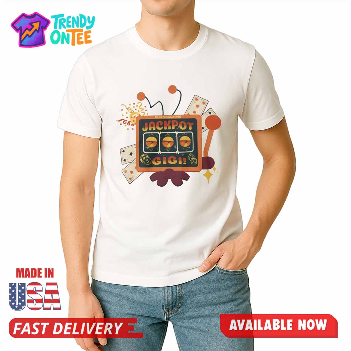 Slotmachine Jackpot GiGi Shirt Slotmachine Jackpot GiGi Shirt