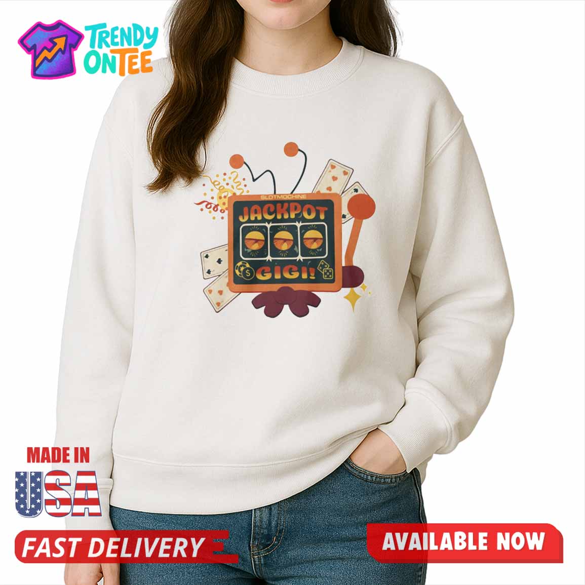 Slotmachine Jackpot GiGi Shirt Slotmachine Jackpot GiGi Shirt