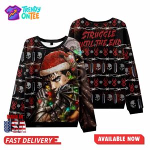 Struggle Until The End Christmas Ugly Sweater