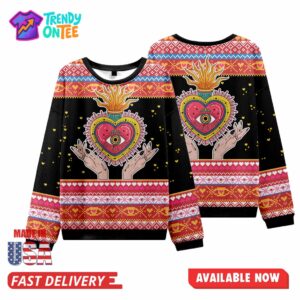 The Fiery Eye Christmas Ugly Sweater