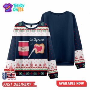 The Gospel Go Spread It Ugly Christmas Sweater